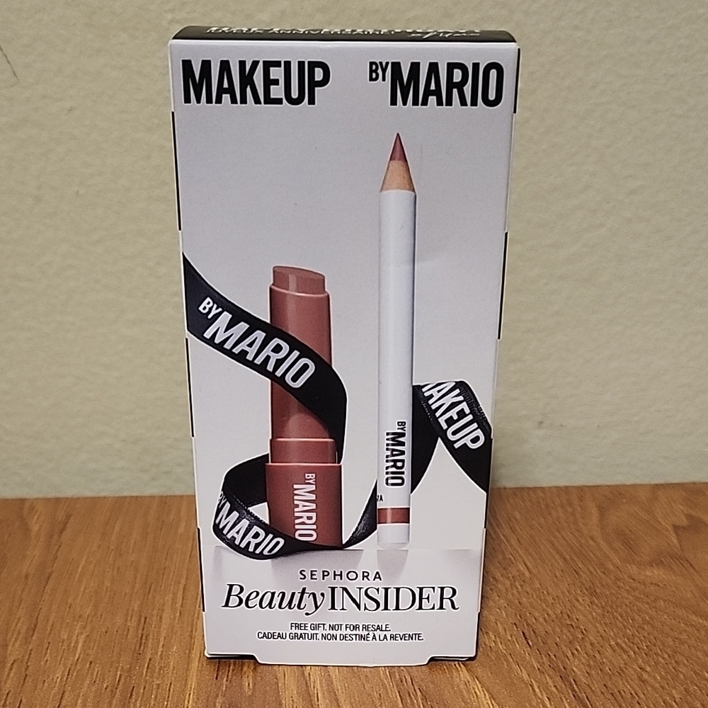 Makeup by Mario Lipstick and Liner Duo - Rosewood Glow/Rich Mauve NEW IN BOX